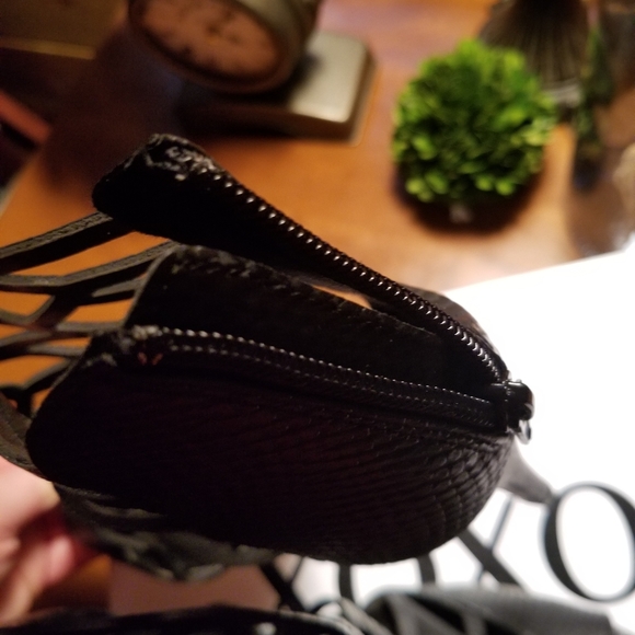 XOXO Size 10 (US) Zip-back Black Heels - Picture 3 of 10